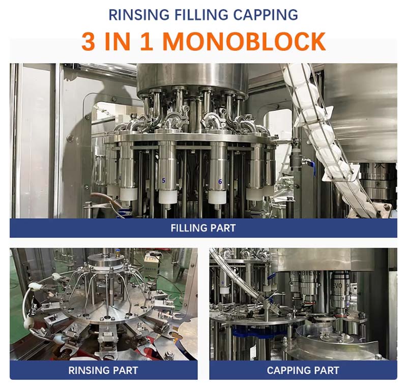 Juice filling line